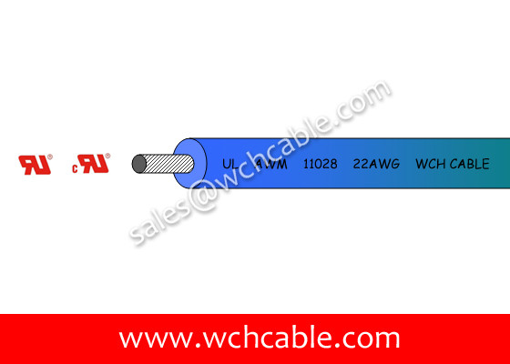 China 600V mPPE Wire UL11028 22AWG STR 17/0.16 OD1.3mm Black supplier