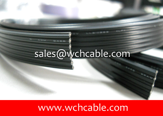 China PVC Flat Ribbon Cable UL2468 #22AWG 10Pins 1.70mm Pitch supplier